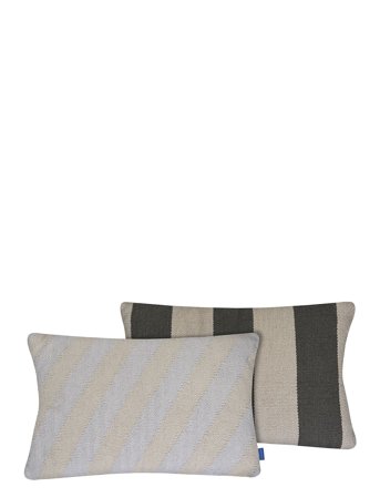 Mette Ditmer Across Kilim Cushion Cover - Grey - 40X60CM