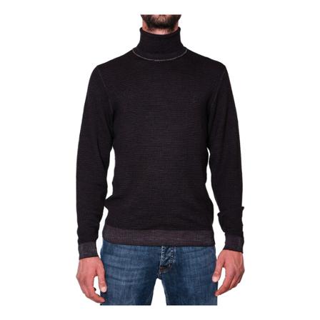 Sun68, K41128 11 Maglia Zwart, Heren, Maat:S