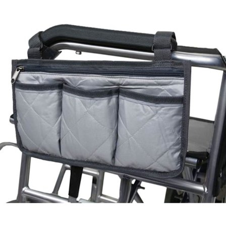 Universal kørestolsside opbevaringspose hængende opbevaringsside poseholder walker taske kørestol scooter taske