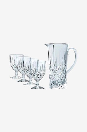 Nachtmann - Mugge Sett Noblesse i 5 deler - Transparent - Vinglass - Fra Homeroom