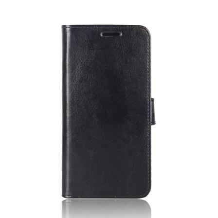 Huawei P20 Lite Plånboksfodral Crazy Horse Svart Svart