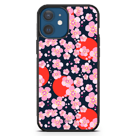 Bjornberry Hårdskal iPhone 12 Mini - Japan Blommor