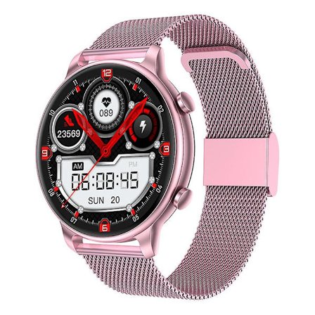 Z31 Smart Watch Rose Gold Stålbånd Plus Tape