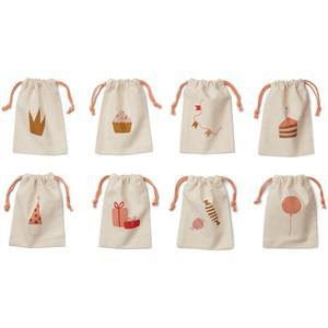 Liewood Darcey dust bag 8-pack Birthday multi mix One Size - Storage - One size - Cream - Junge