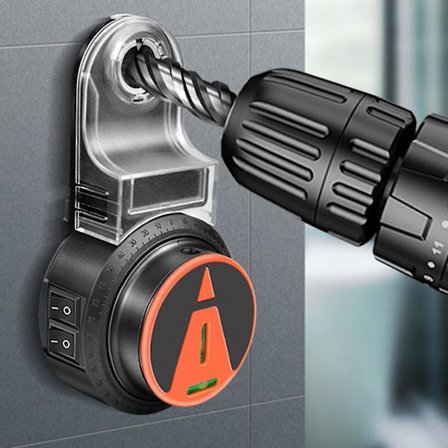 Elektrisk borestøvopsamler 360Laser niveau vægsugning vakuumborestøv