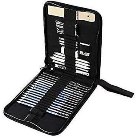 Skitseblyanter Sæt Kunstnere Kunstforsyninger Grafit Pastel Sæt