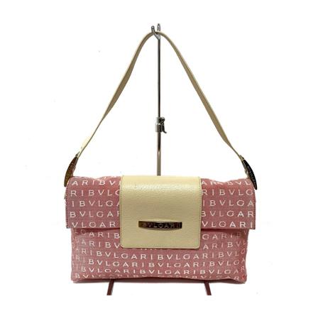 Bvlgari Vintage Shoulder Tass , Roze , Dames , Maat: ONE Size Vintage Tassen