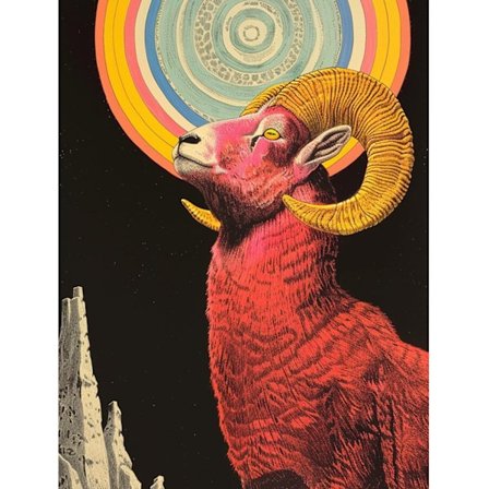 Fantasy Får Diamantmålningskit - 5D DIY Full Drill Heminredning Djurkonst