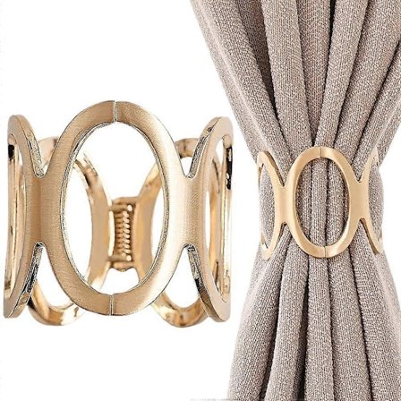 Gardinband i legering Metall Gardinklämma Gardinomtag Gardinhållare