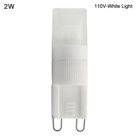 C18 G9 Kristall Glödlampa LED Glödlampa 2W110V-VITT LJUS