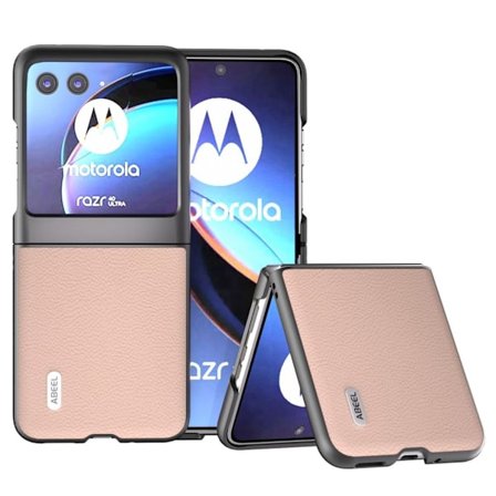 Reptåligt Motorola Razr 40 Ultra skal - Rosa