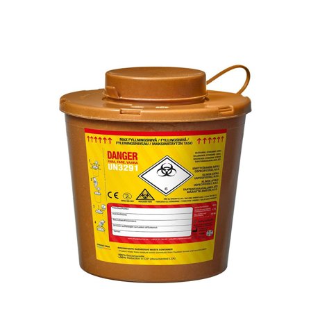 WOODSAFE Kanylburk 2L - Lyreco - Sjukvård och omsorg - Inredning - Riskavfallshantering