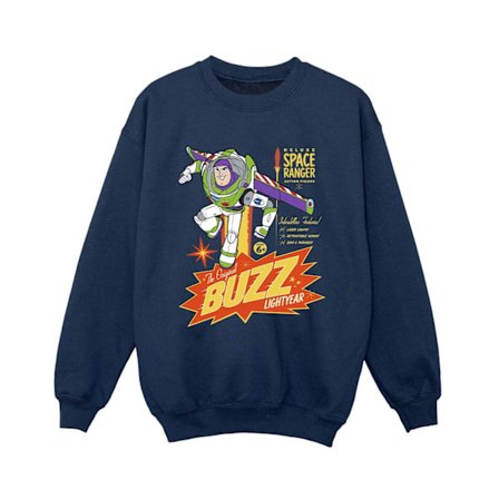 Disney Boys Toy Story Buzz Lightyear Space Sweatshirt 3-4 år
