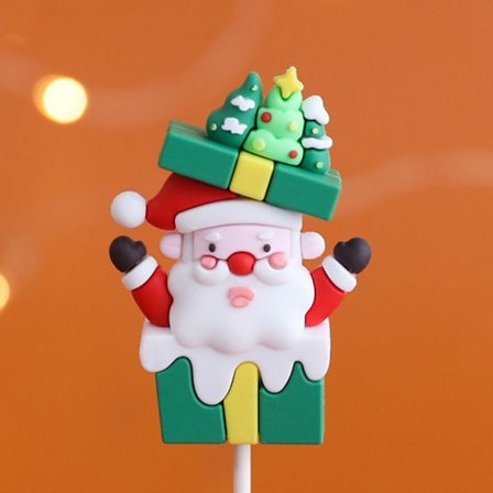 1/5 ST Christmas Cake Toppers God Jul 3 3