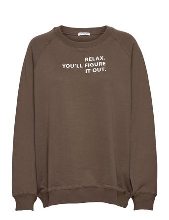 Willie Printed Sweatshirt Brown DESIGNERS, REMIX
