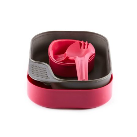 Wildo Camp-A-Box Light Bio eating utensils Pink OneSize
