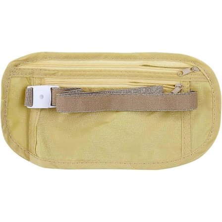 Skjult belte for reise, sikker passlommebok med tyverisikringsfunksjoner, skjult lommebok holder verdisakene dine trygge, pengebelter