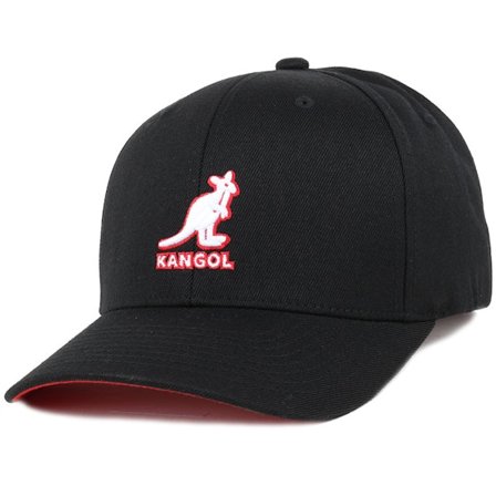 Kangol - Svart flexfit Keps - 3D Baseball Black Flexfit @ Hatstore