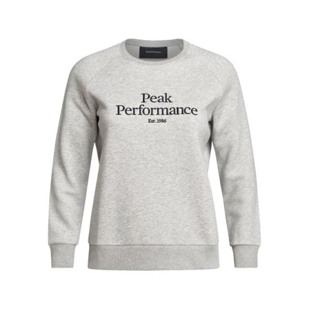 Peak Performance Women's Original Crew Women long-sleeved sweaters Grey XS