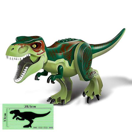 1 stk Jurassic Big Size Dinosaur Building Blocks T-rex Quetzalcoatlus Baryonyx Action Figures For Kid's Toys Gifts Db