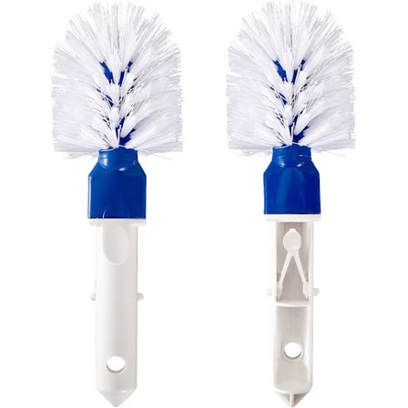 2 stk. plastpoolhjørnebørste - Rundt børstedesign, fleksibel til rengøring af pool, spa, boblebad og dam