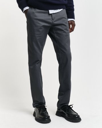 GANT Herren Slim Fit Chinohose (40/32) Weiß
