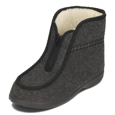 Höga Ankelstövlar - BAWAL - Grå - Filt - Ull - Optimal Komfort