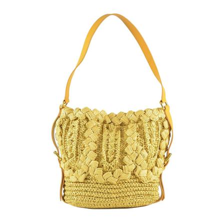 Alberta Ferretti, Handbag Geel, Dames, Maat:ONE Size