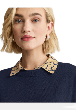 Newhouse Lamullströja Kendell Tröjor Dam Blå MEDIUM