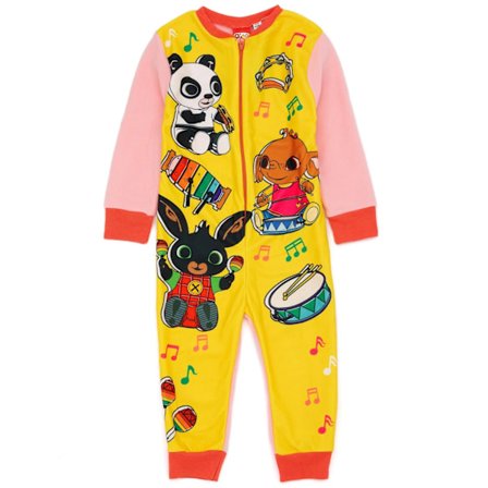 Bing Bunny Barnkläder/Barn Musik Pyjamas 3-4 År Gul/Rosa