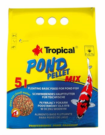 Tropical Pond Mix Granulat Fiskefôr - 5L