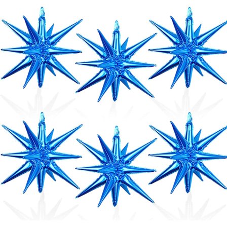 20 stk blå stjernesprengballong eksplosjon stjernespreng ba