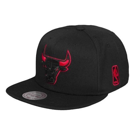 Snapback-lippis - Mitchell & Ness - Chicago Bulls - Musta - Yksi koko - Kaupunkimainen