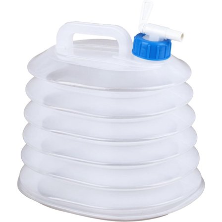 Vattenblåsa för camping - 10 liters vattenpåse med kran - Lättviktig och hållbar - Perfekt för vandring och utomhusäventyr