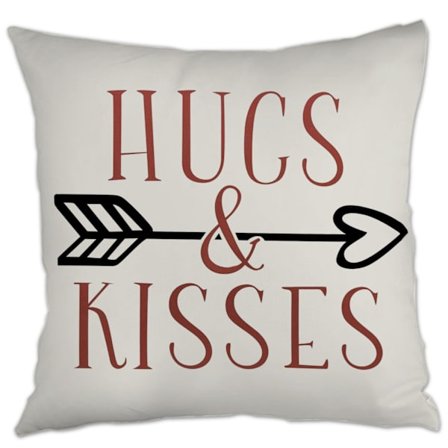 Alla hjärtans dag-tema Heminredning Kuddfodral, Fyrkantigt Prydnadskudde Örngott för Pojkvän Jubileum Födelsedag Alla Hjärtans Dag Jul