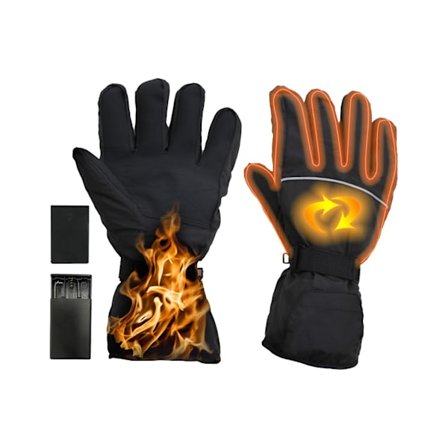 Genopladelige Opvarmede Cykelhandsker Holder Dine Hænder Varme Om Vinteren Med Batteri, Vindtæt, Bedste Gave Til Udendørs Sport