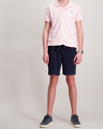 U.S. Polo Assn. Terry Short Blå Shorts Kille - Kids Brand Store