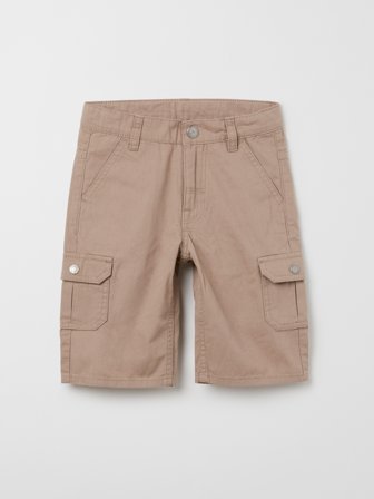 Polarn O. Pyret Vävda cargoshorts - 86 - barnkläder - beige