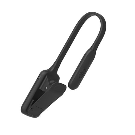 Mighty Bright LED-læselampe, sort metal