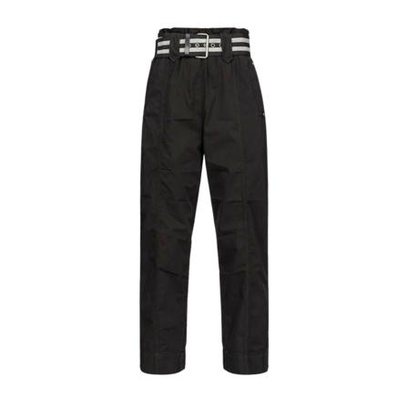 Pinko, Tapered Trousers Zwart, Dames, Maat:S