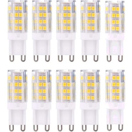 G9 LED-lampor, Varmvit 3000K 5W G9 LED, 10-pack