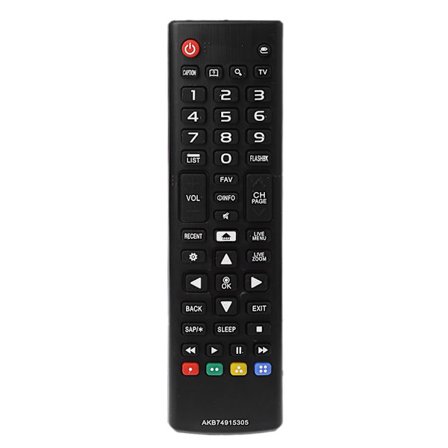 Fjernbetjening erstattet AKB74915305 til Smart TV-controller til TV 43UH6030 43UH610 43UH6100 43UH6100UH 50UH6300UA 65