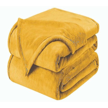 Mjuk och mysig stor filt i fuskpäls och mink till säng, soffa, dubbelsäng och king size