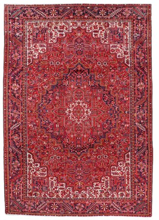 Médaillon Grand Heriz Tapis 254X367 Laine