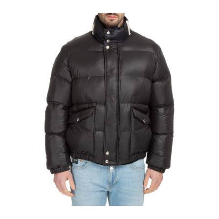 Alexander McQueen, men; outerwear down jacket blouson reversibile Graffiti Zwart, Heren, Maat:L,print