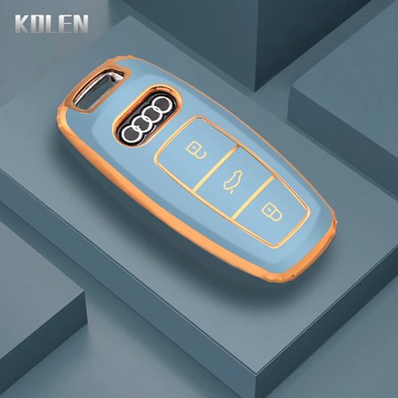 Muoti TPU Auton Avainkotelon Kuori Fob Audi A1 A3 8P A4 B8 B9 A5 A6 C7 A7 A8 Q3 Q5 Q7 Q8 C8 D5 4M RS3 S4 S5 S7 TT E-tronille