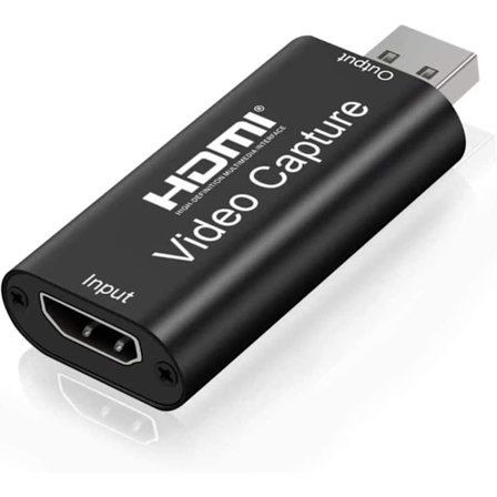 Ljud- och videokort för inspelning, 1080p HDMI till USB-adapter, bärbart Plug & Play-inspelningskort