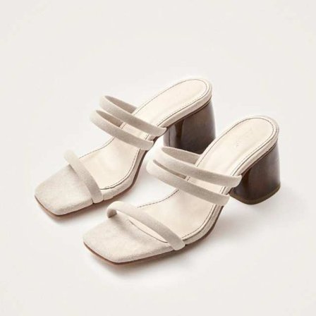 Alohas Indiana Stone Beige Leather Sandals Sandaler Dam 41