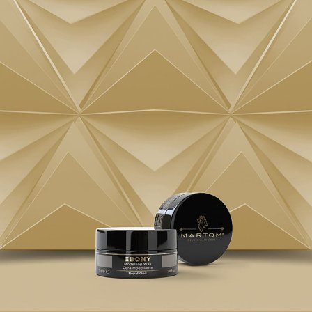 Martom Ebony Modelling Wax 75 g, Hår, Hårstyling, Hårvoks
