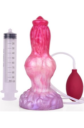 Kjøp Unicorny Kanis Ejaculating Dildo 24,5 cm - Dragon dildo | God pris